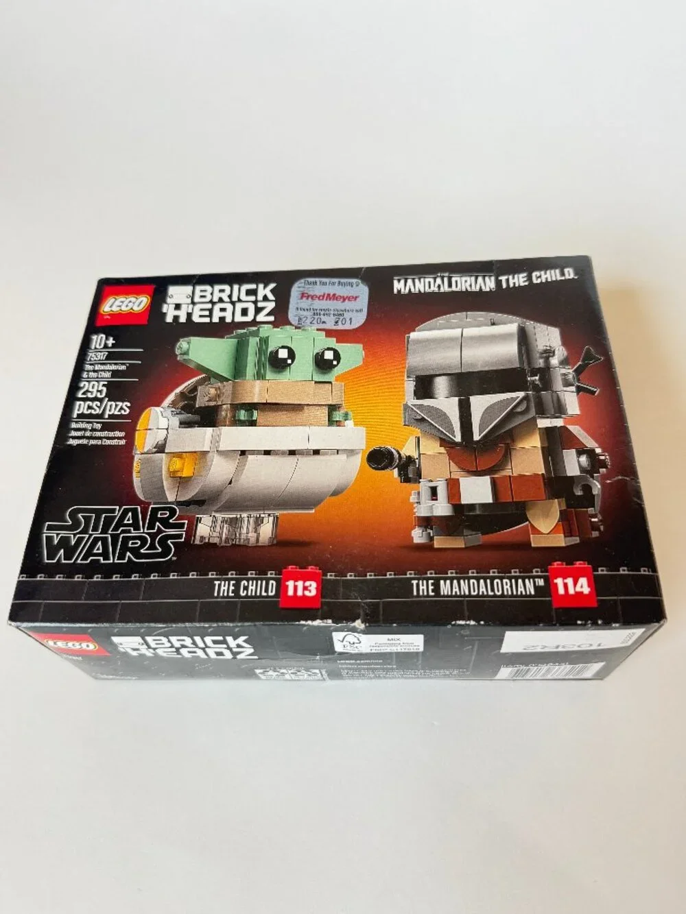 Lego 75317 Brick Headz Star Wars Mandalorian & The Child NEW in Box Yoda